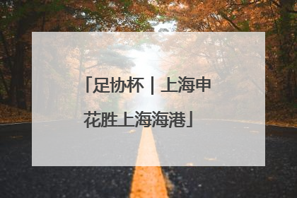 足协杯｜上海申花胜上海海港