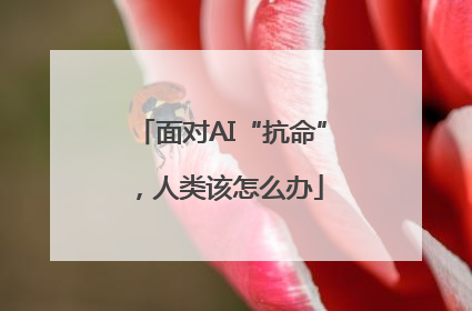 面对AI“抗命”，人类该怎么办