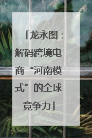 龙永图：解码跨境电商“河南模式”的全球竞争力