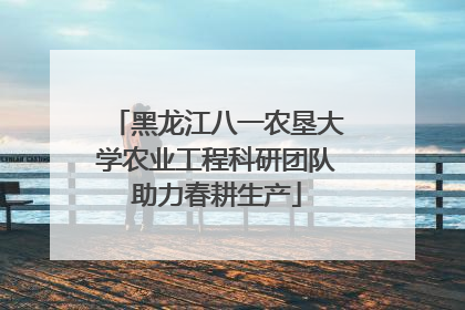 黑龙江八一农垦大学农业工程科研团队助力春耕生产