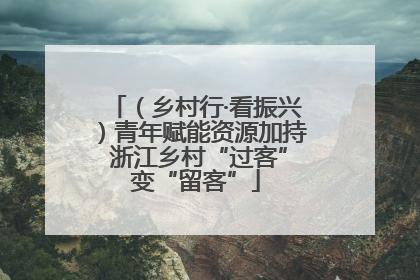 （乡村行·看振兴）青年赋能资源加持 浙江乡村“过客”变“留客”