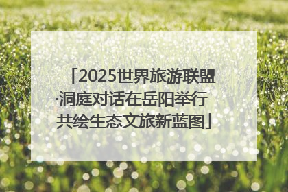 2025世界旅游联盟·洞庭对话在岳阳举行 共绘生态文旅新蓝图