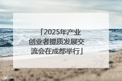 2025年产业创业者提质发展交流会在成都举行