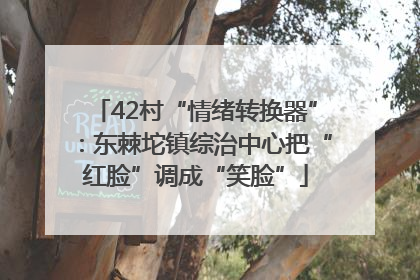 42村“情绪转换器”：东棘坨镇综治中心把“红脸”调成“笑脸”