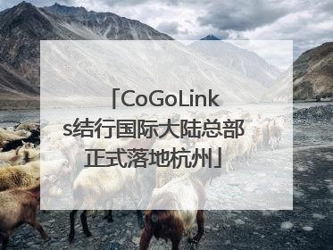 CoGoLinks结行国际大陆总部正式落地杭州