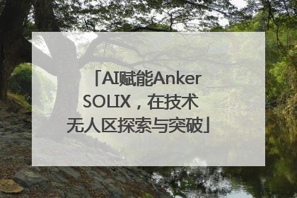 AI赋能Anker SOLIX，在技术无人区探索与突破